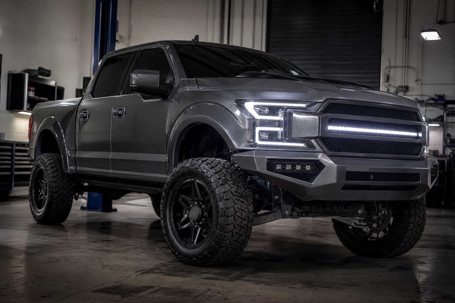 Lift, wheels & LED light bar