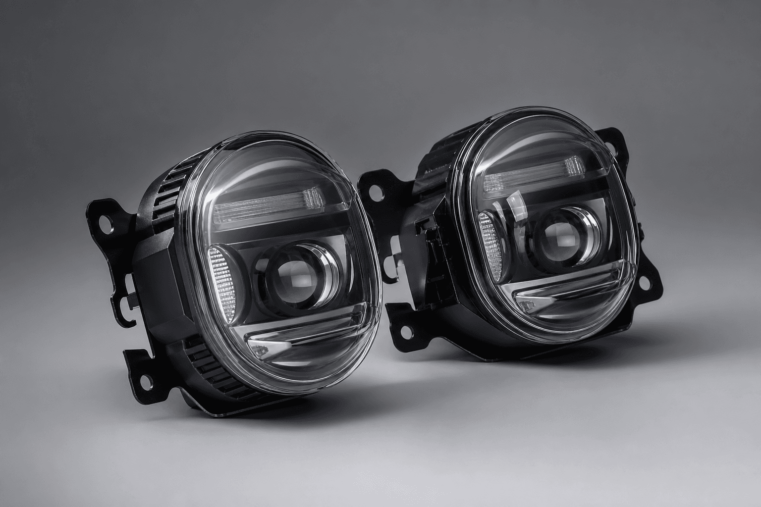 LED Fog Light Assembly Pair